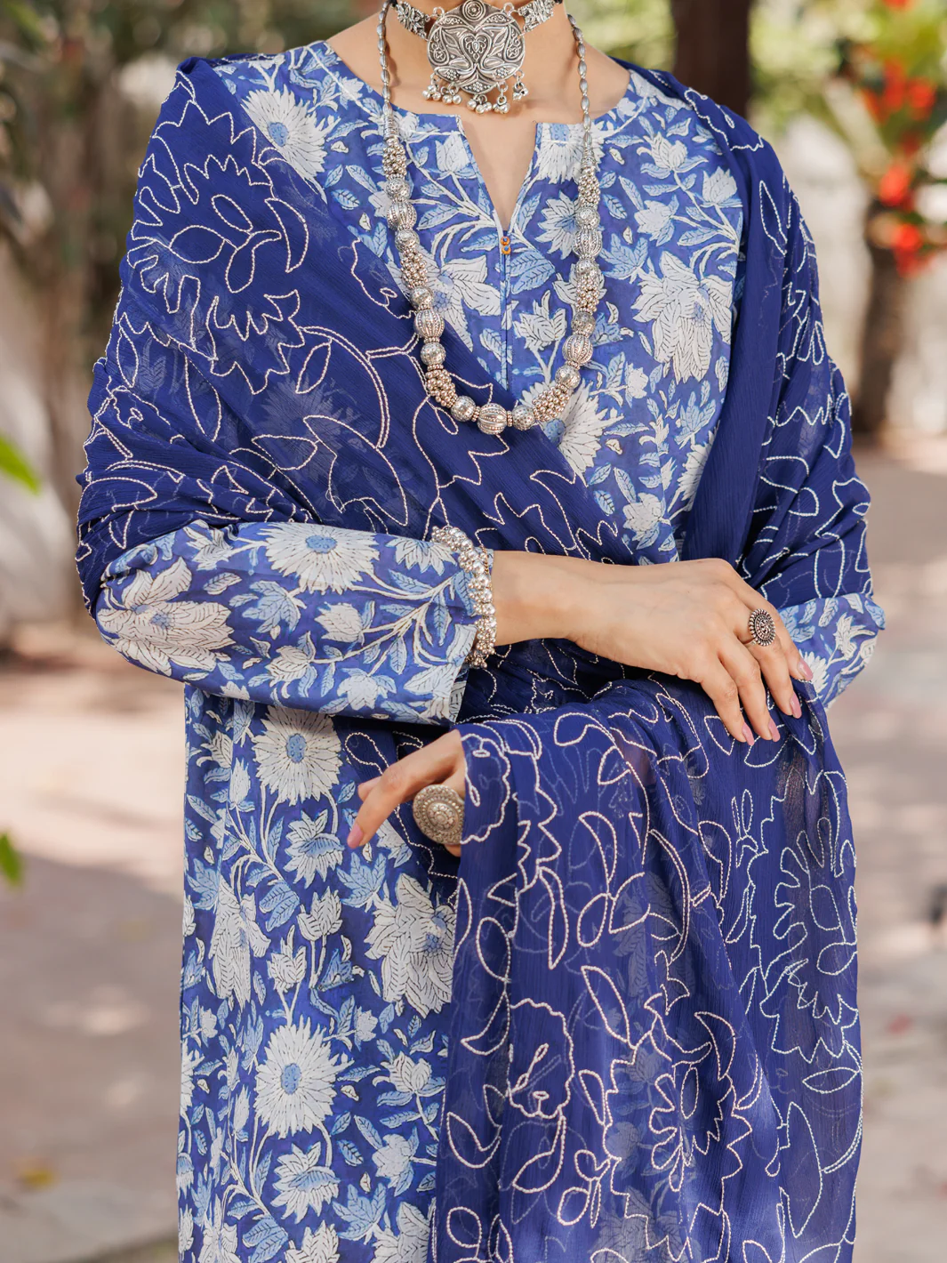 BLUE LAWN 3PC STITCHED | ALP-3PS-2147/S FB-2147A - Image 3