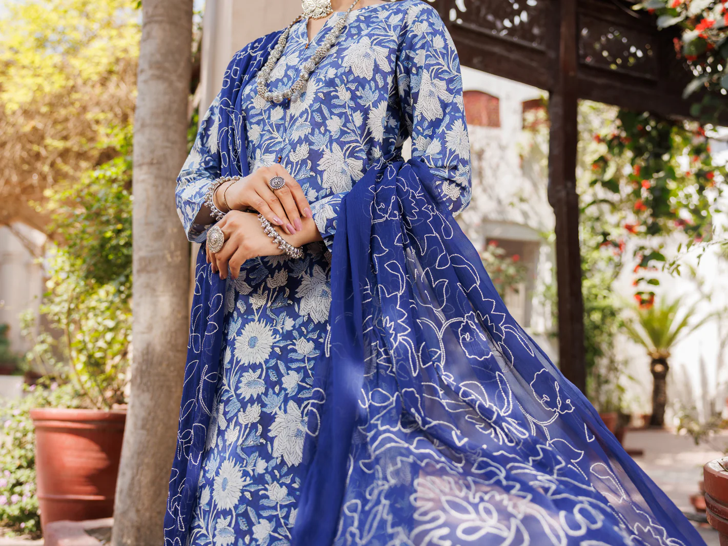 BLUE LAWN 3PC STITCHED | ALP-3PS-2147/S FB-2147A - Image 4