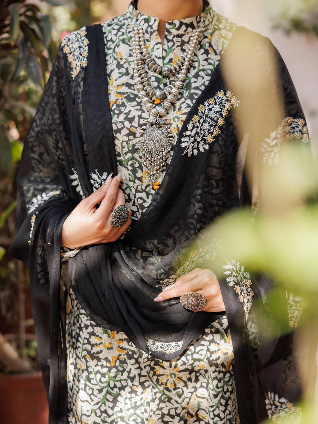IVORY LAWN 3PC STITCHED | ALP-3PS-2148/S FB-2148A - Image 3