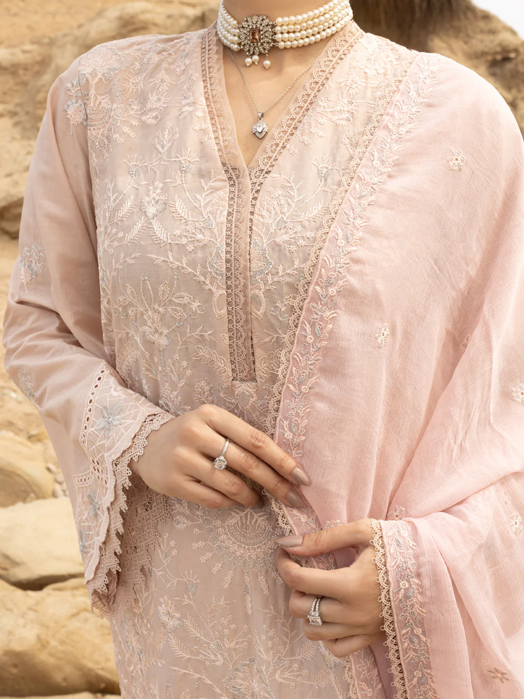 SKIN LAWN 3PC STITCHED | ALP-3PS-2185/S FB-2185A - Image 2