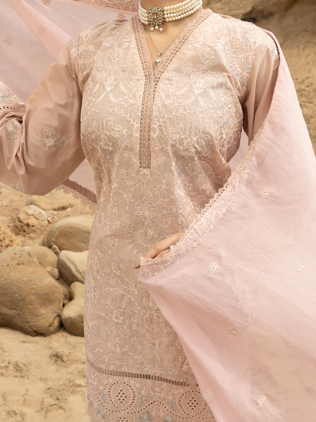 SKIN LAWN 3PC STITCHED | ALP-3PS-2185/S FB-2185A - Image 3