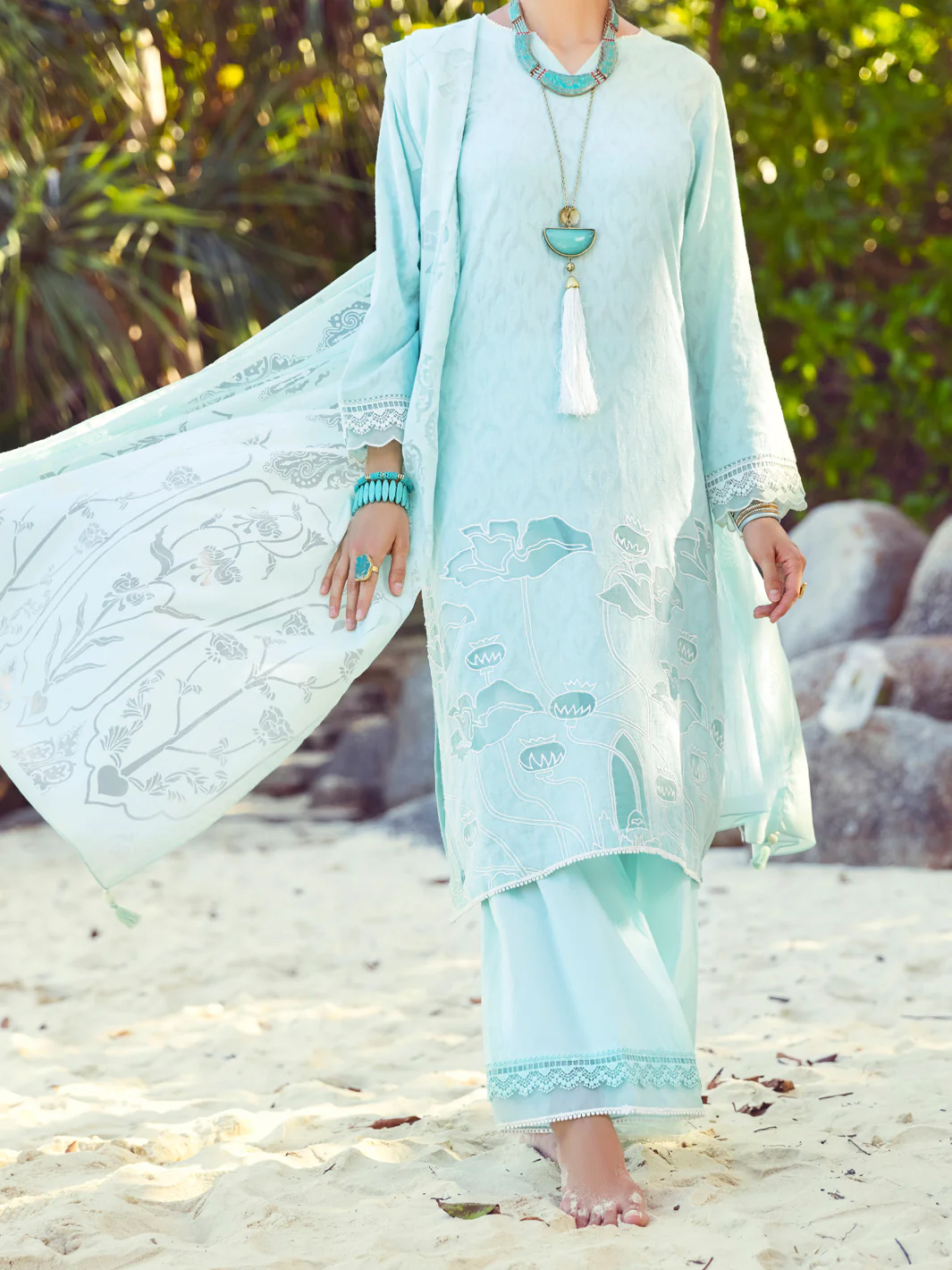SKY BLUE JACQUARD 3PC STITCHED | ALP-3PS-US-1142/S FB-1142A - Image 6