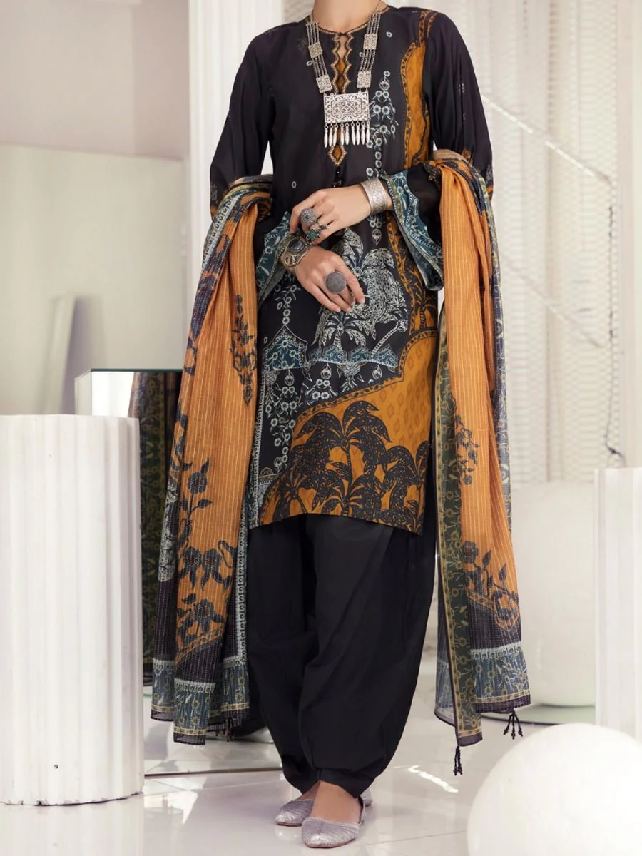 DOVE GREY LAWN 3PC STITCHED | ALP-3PS-US-1236/S FB-1236A - Image 3