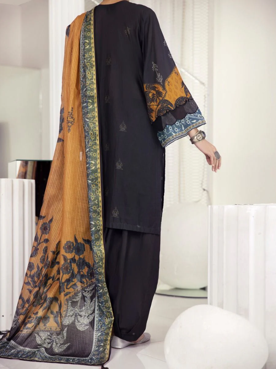 DOVE GREY LAWN 3PC STITCHED | ALP-3PS-US-1236/S FB-1236A - Image 4