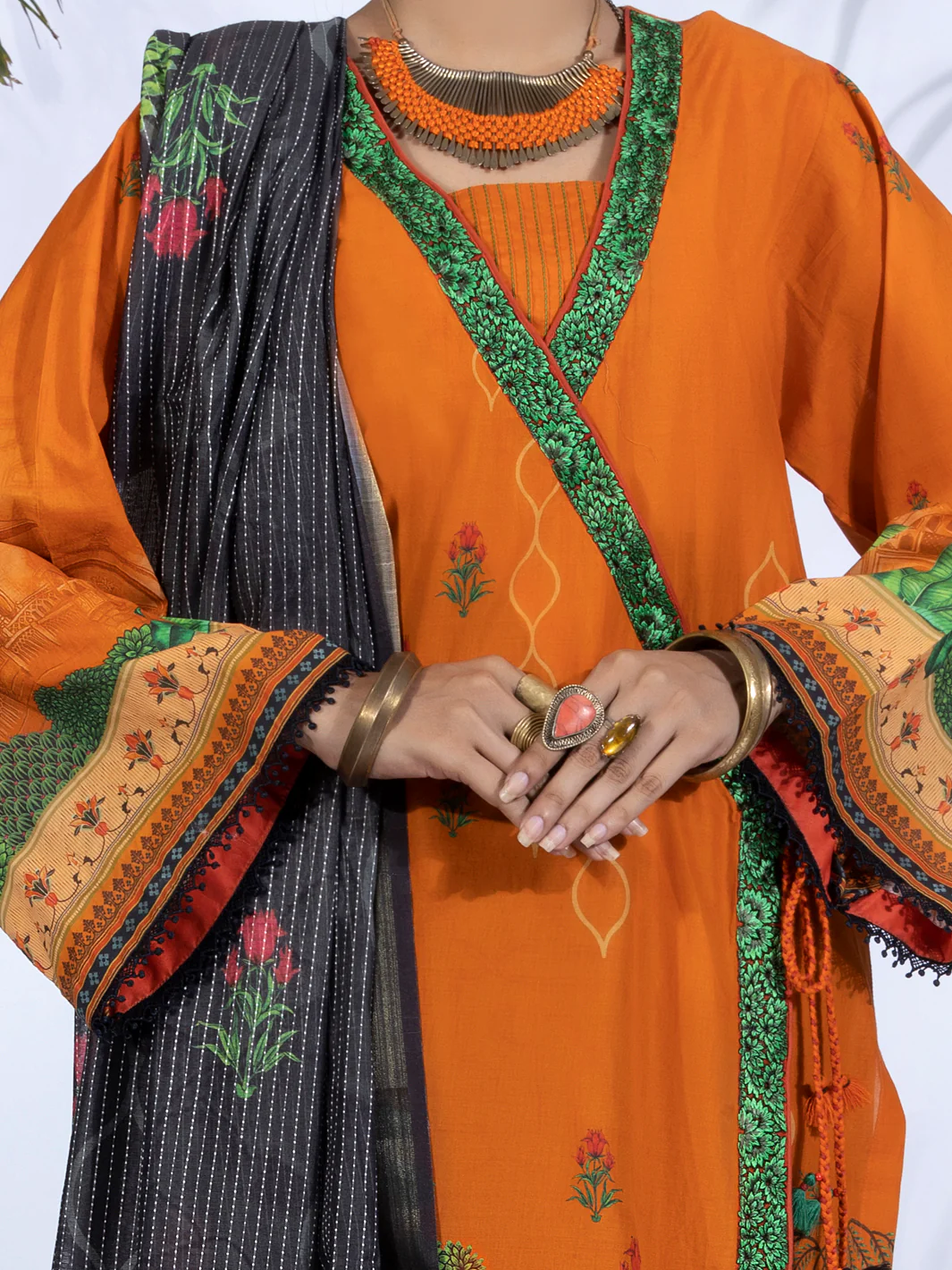 TERRACOTTA LAWN 3PC STITCHED | ALP-3PS-US-1248/S FB-1248A - Image 3
