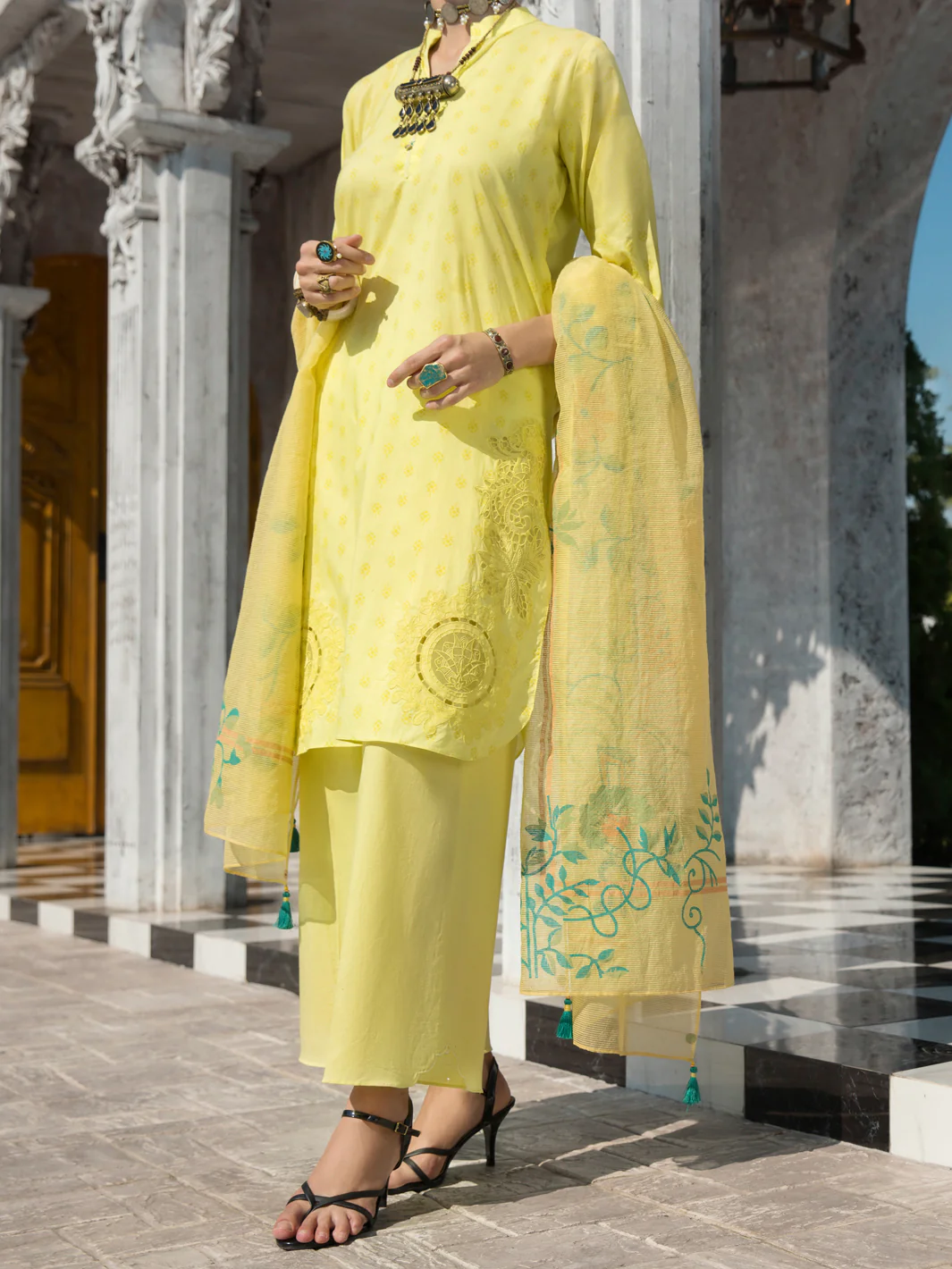 PARROT GREEN LAWN 3PC STITCHED | ALP-3PS-US-1258/S FB-1258A - Image 6