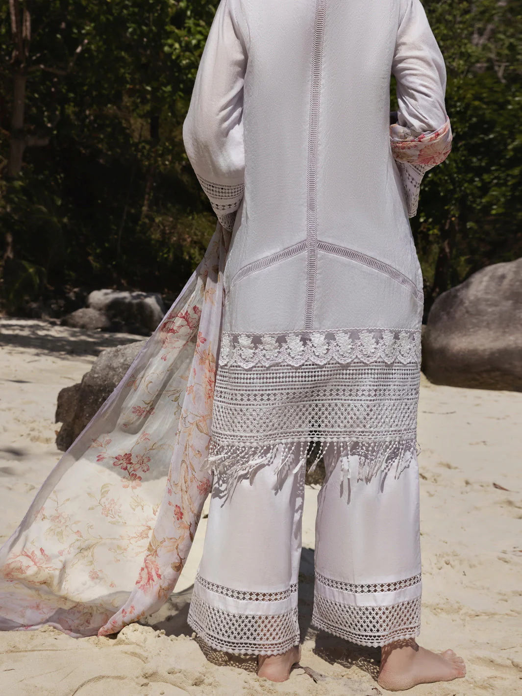 LIGHT PURPLE KHADDI 3PC STITCHED | ALP-3PS-US-1272/S AM-2549A - Image 2