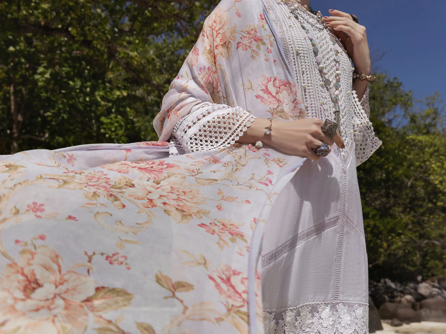 LIGHT PURPLE KHADDI 3PC STITCHED | ALP-3PS-US-1272/S AM-2549A - Image 4