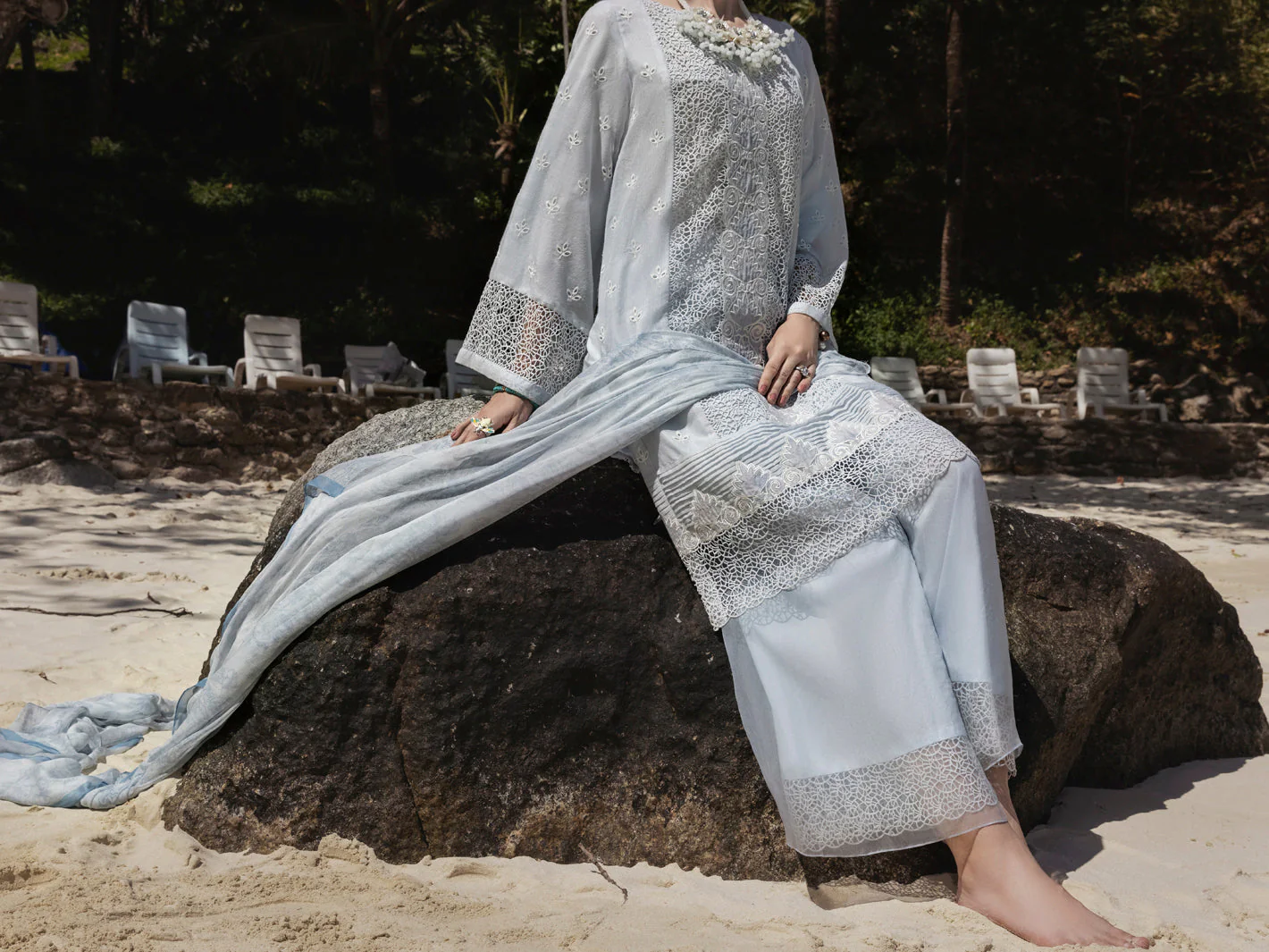 LIGHT GREY KHADDI 3PC STITCHED | ALP-3PS-US-1273/S AM-2549A - Image 5
