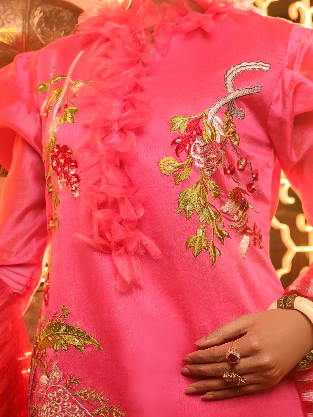 FUCHSIA MODAL 3PC UNSTITCHED | ALP-3PS-US-1287 AM-2550A - Image 3