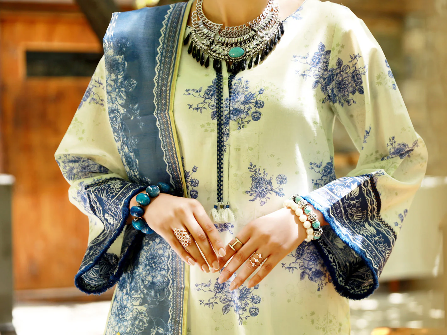 IVORY LAWN 3PC STITCHED | ALP-3PS-US-1376/S FB-1376A - Image 5