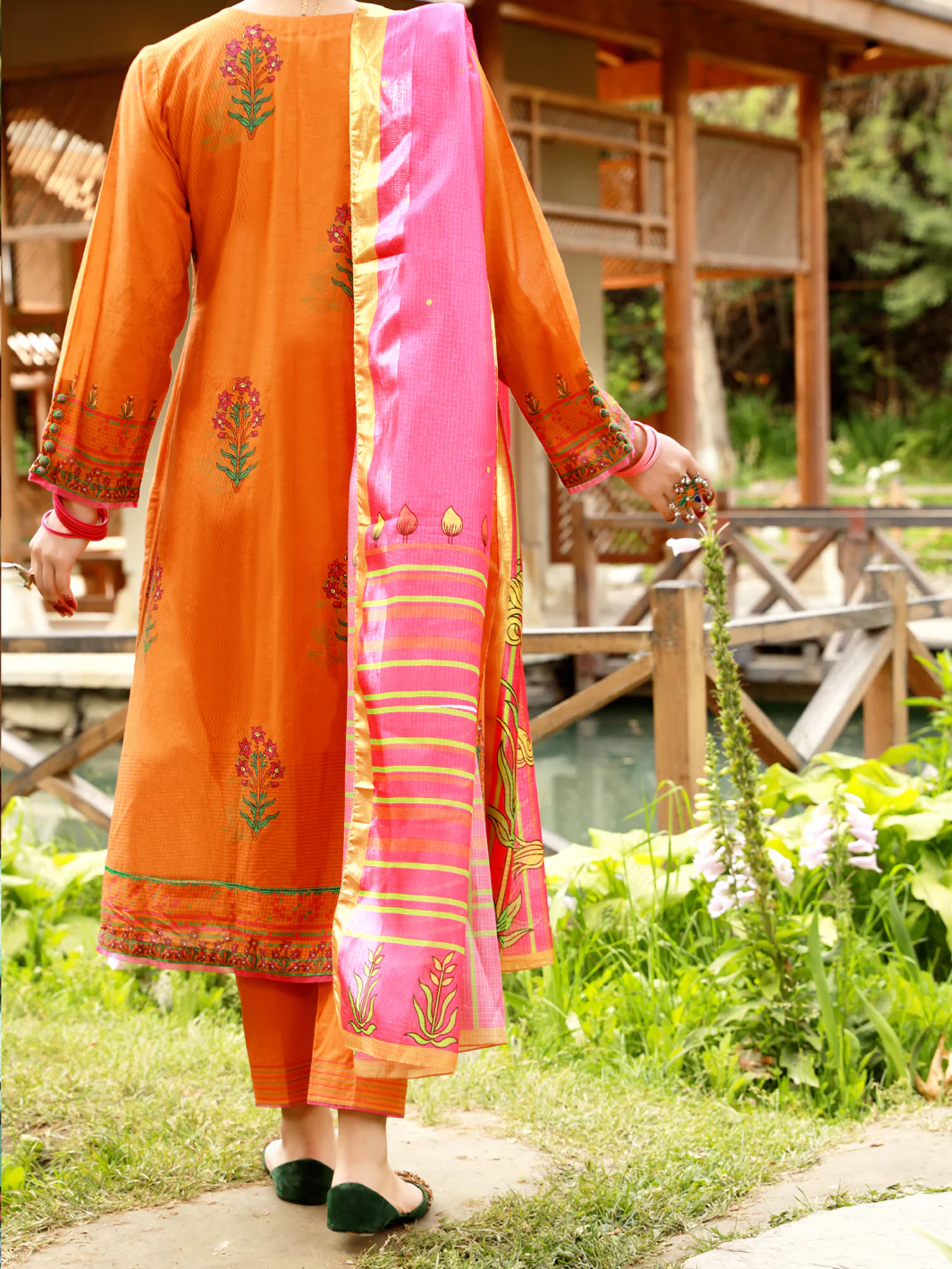 MUSTARD LAWN 3PC STITCHED | ALP-3PS-US-1382/S FB-1382A - Image 2