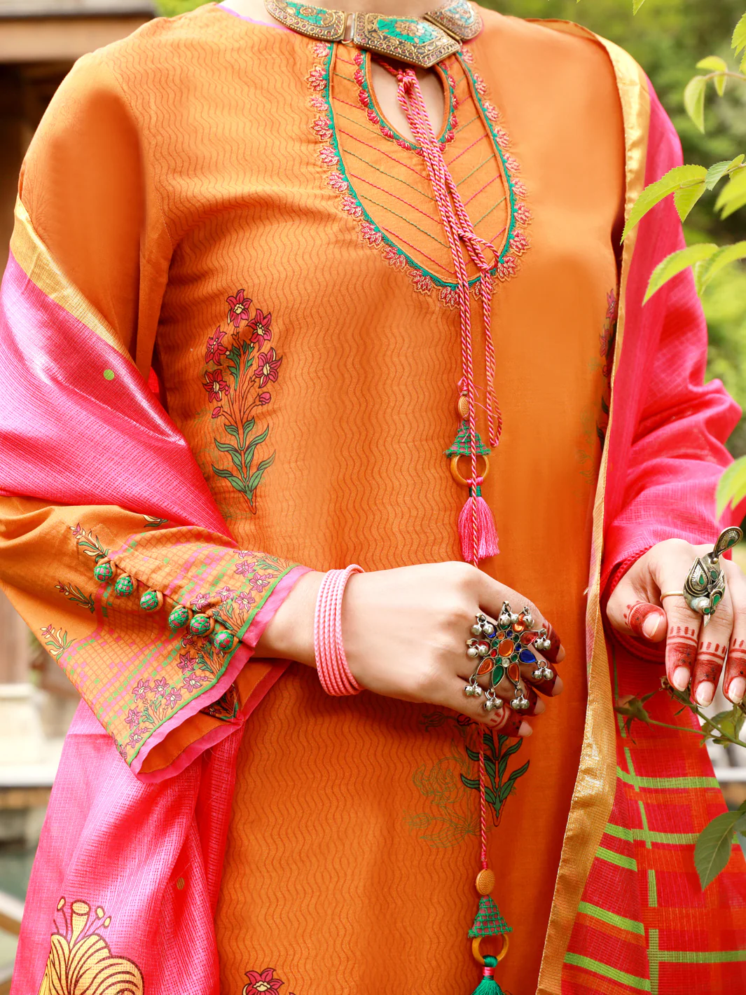 MUSTARD LAWN 3PC STITCHED | ALP-3PS-US-1382/S FB-1382A - Image 3