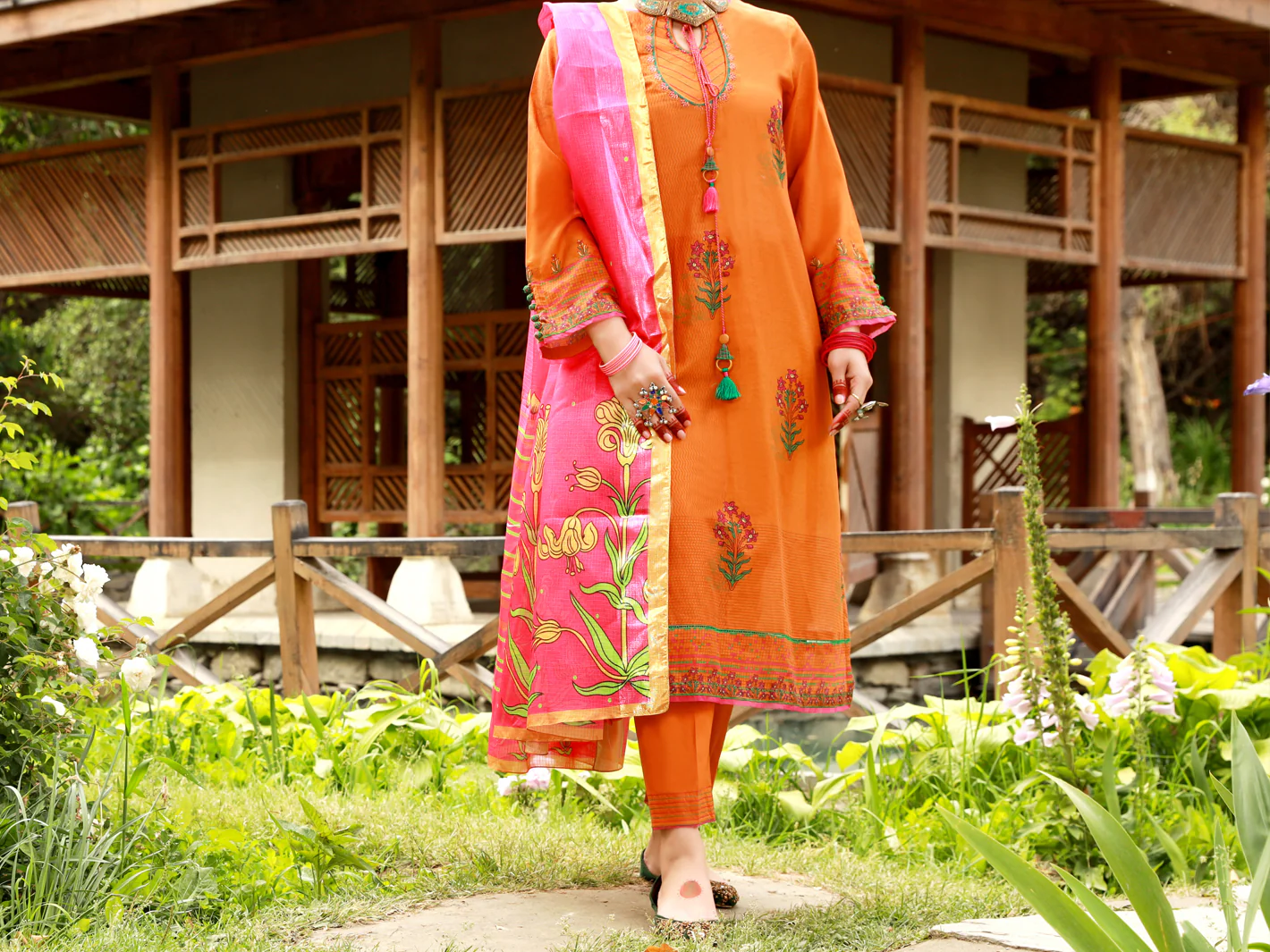 MUSTARD LAWN 3PC STITCHED | ALP-3PS-US-1382/S FB-1382A - Image 5
