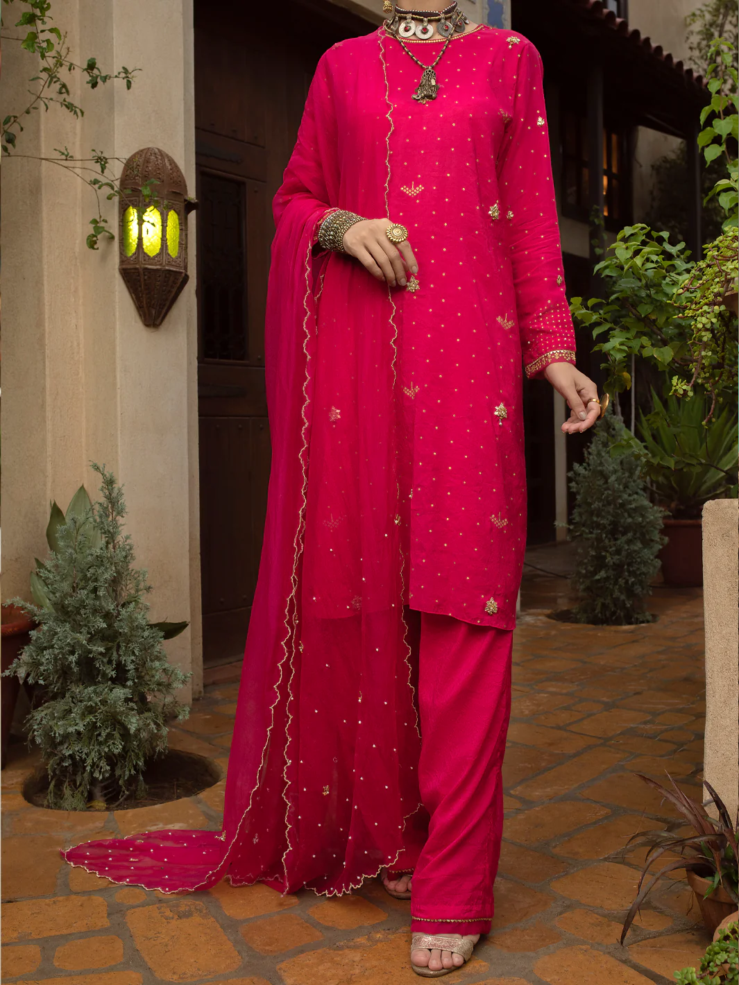 PINK PLAIN 3PC STITCHED | ALP-3PS-US-1397/S FB-1397A - Image 7