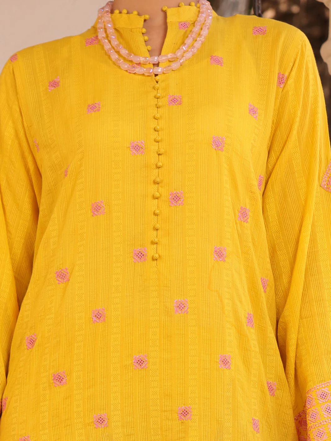 YELLOW LINO KARA 3PC STITCHED | ALP-3PS-US-1669/S FB-1669A - Image 3