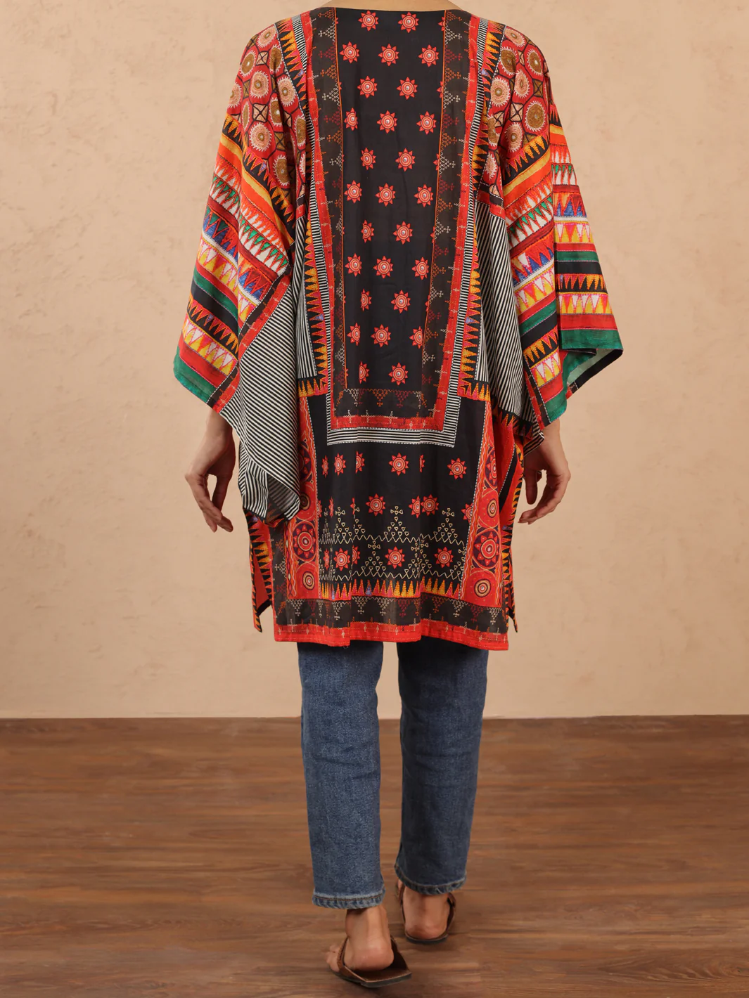 MAROON CAMBRIC KURTI | ALP-LK-1979/FB-1979A - Image 2
