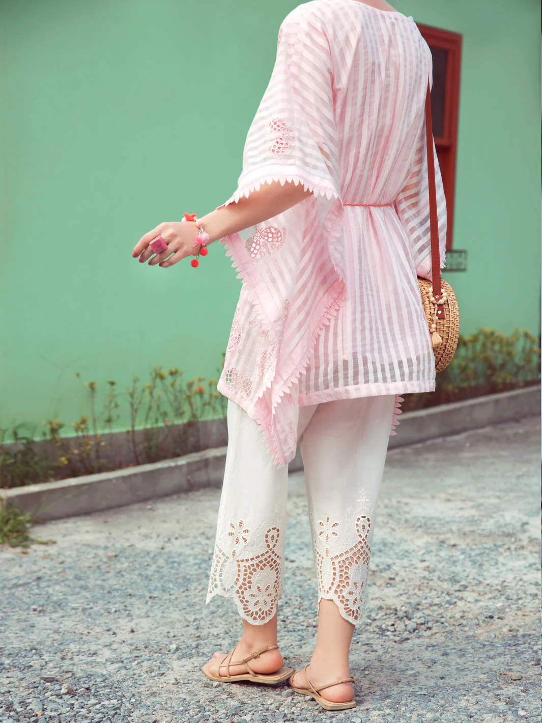 PINK KHADDI KURTI | ALP-LK-US-1352/AM-2491A - Image 2