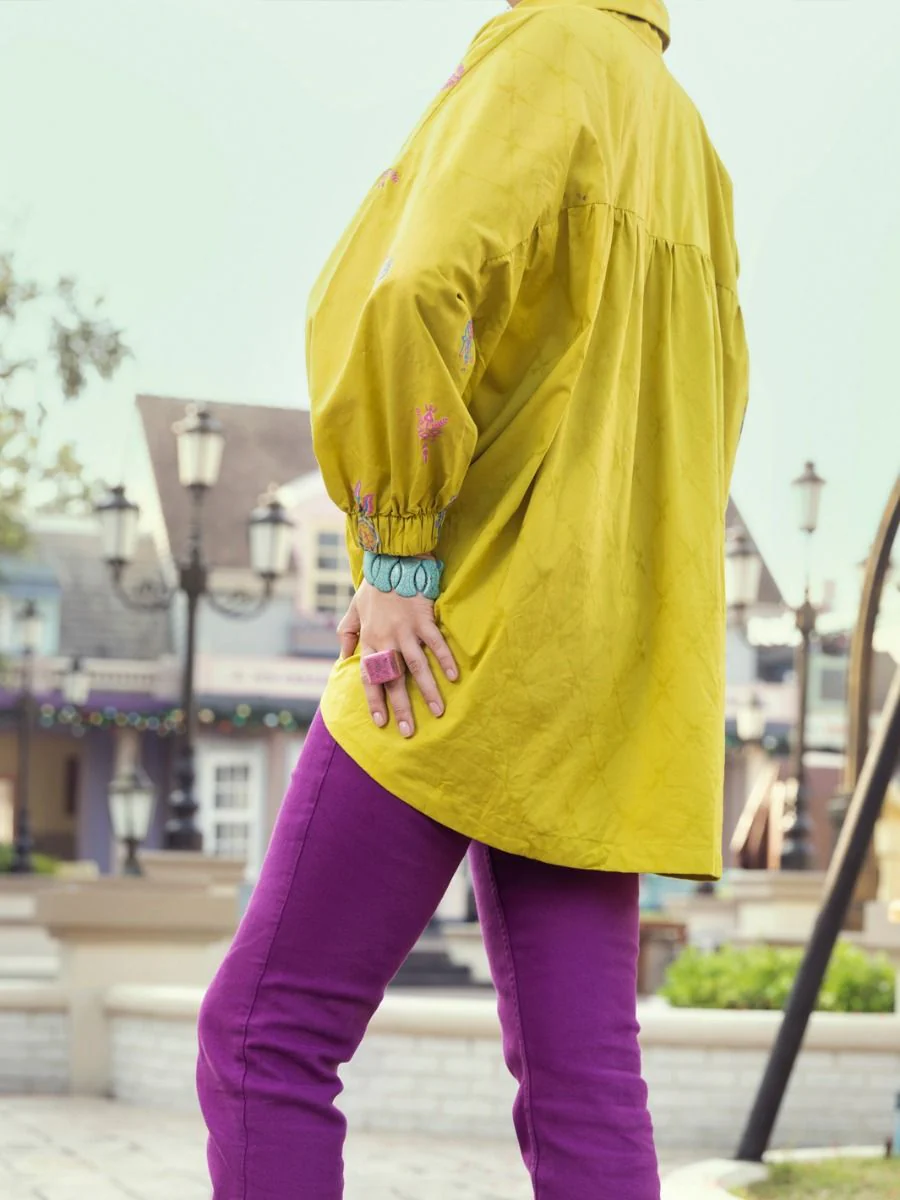 LIME GREEN KURTI | ALP-LK-US-1356/FB-1356A - Image 2