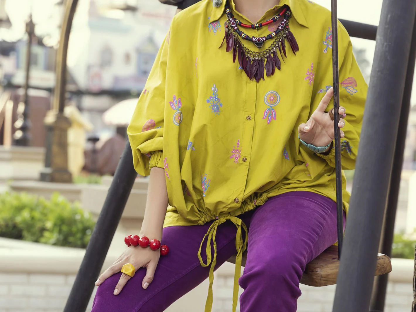 LIME GREEN KURTI | ALP-LK-US-1356/FB-1356A - Image 5
