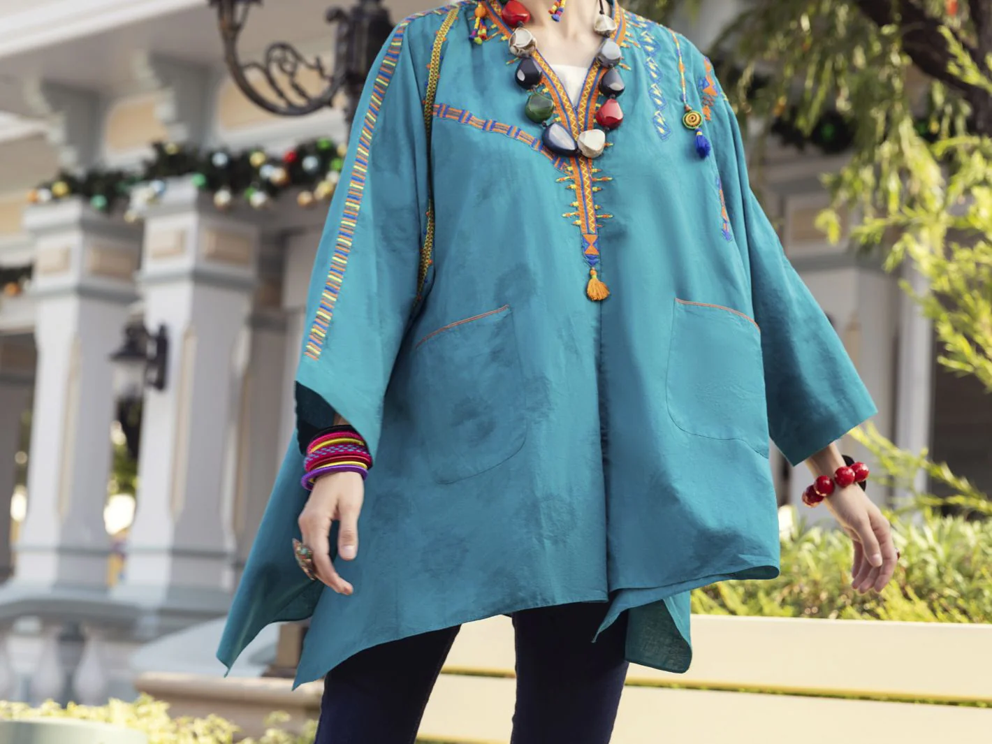 SEA GREEN KURTI | ALP-LK-US-1359/FB-1359A - Image 4