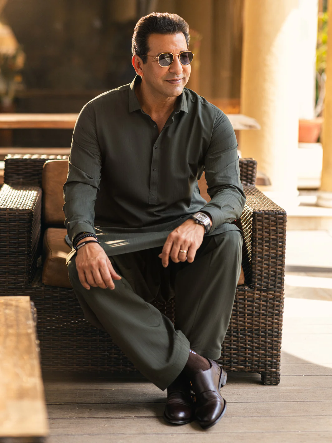 GREEN KAMEEZ SHALWAR | ALWA-KS-459/AM-6214E - Image 2
