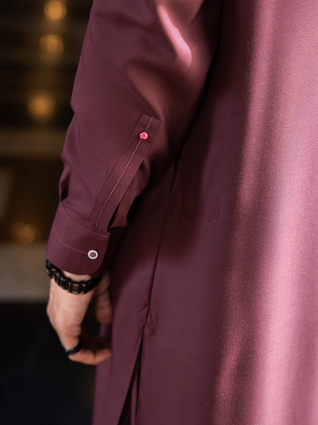 MAROON KAMEEZ SHALWAR | ALWA-KS-US-24-414 - Image 3