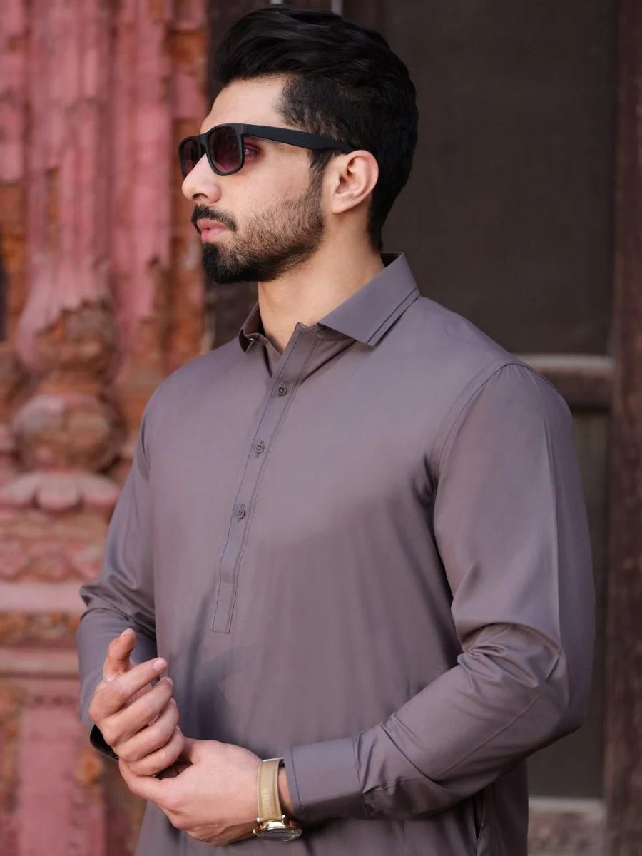 GREY KAMEEZ SHALWAR | ALWA-KS-US-181/AM-813-1B - Image 3