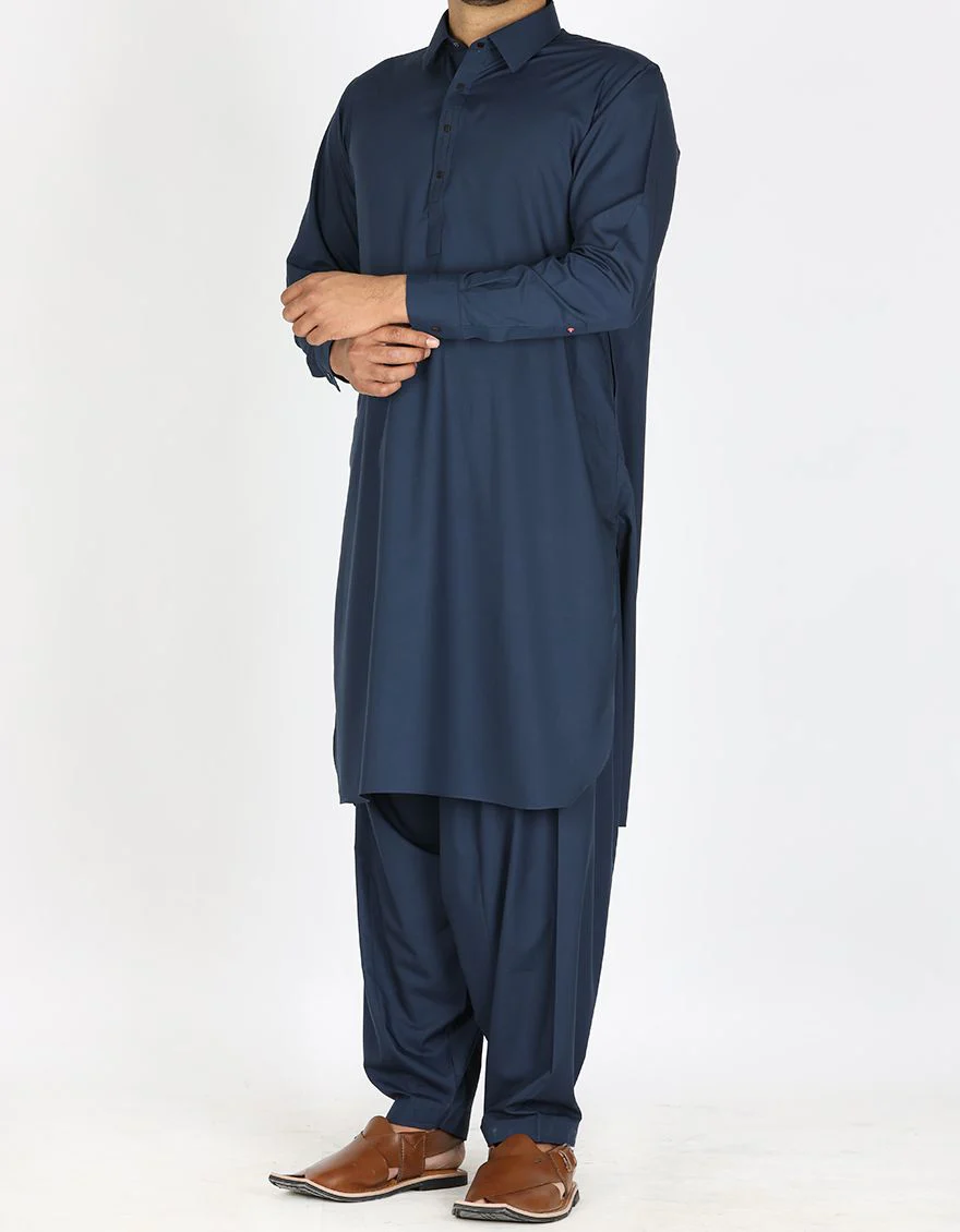 BLUE KAMEEZ SHALWAR | ALWA-KS-US-182/AM-813-1D - Image 3