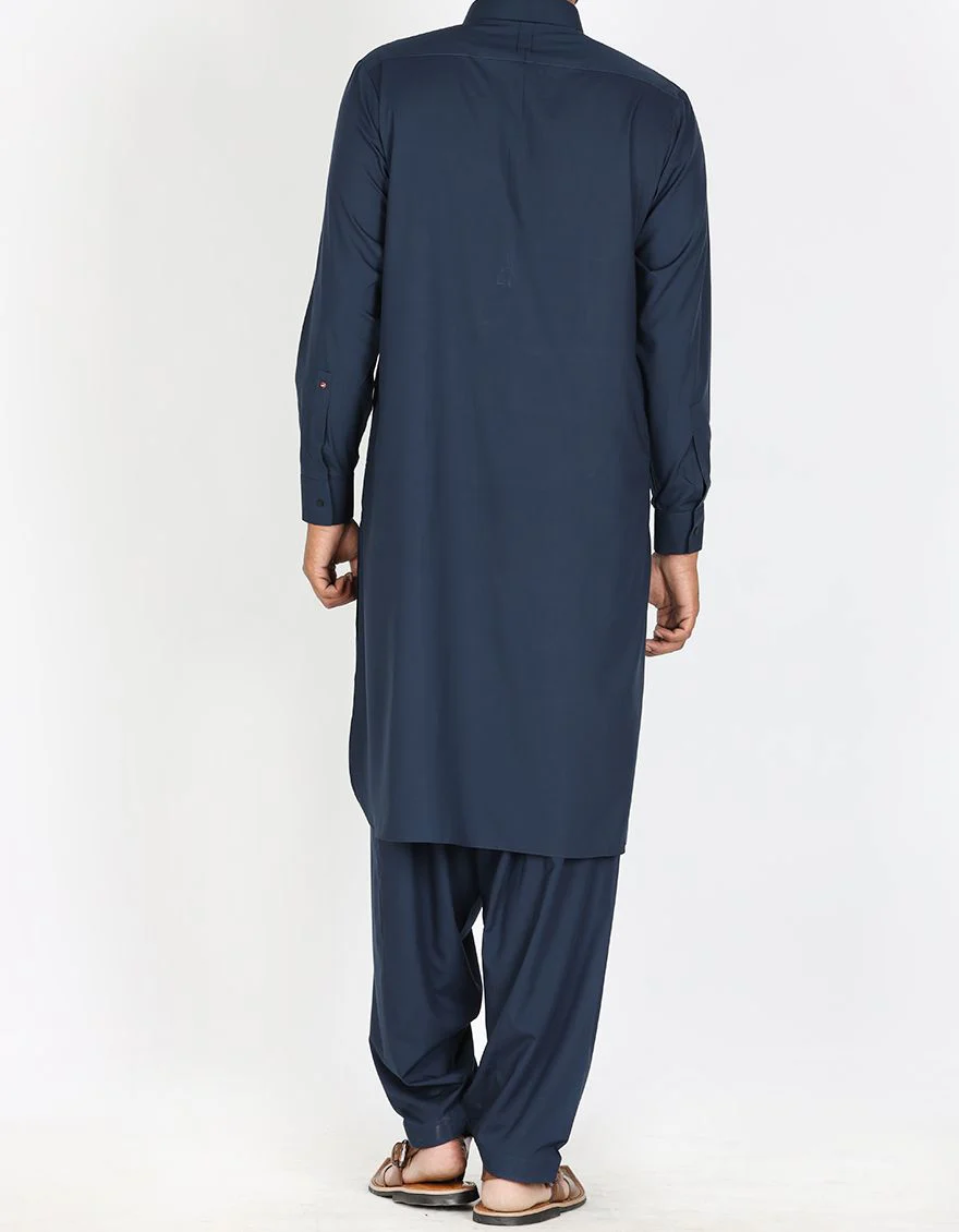 BLUE KAMEEZ SHALWAR | ALWA-KS-US-182/AM-813-1D - Image 4