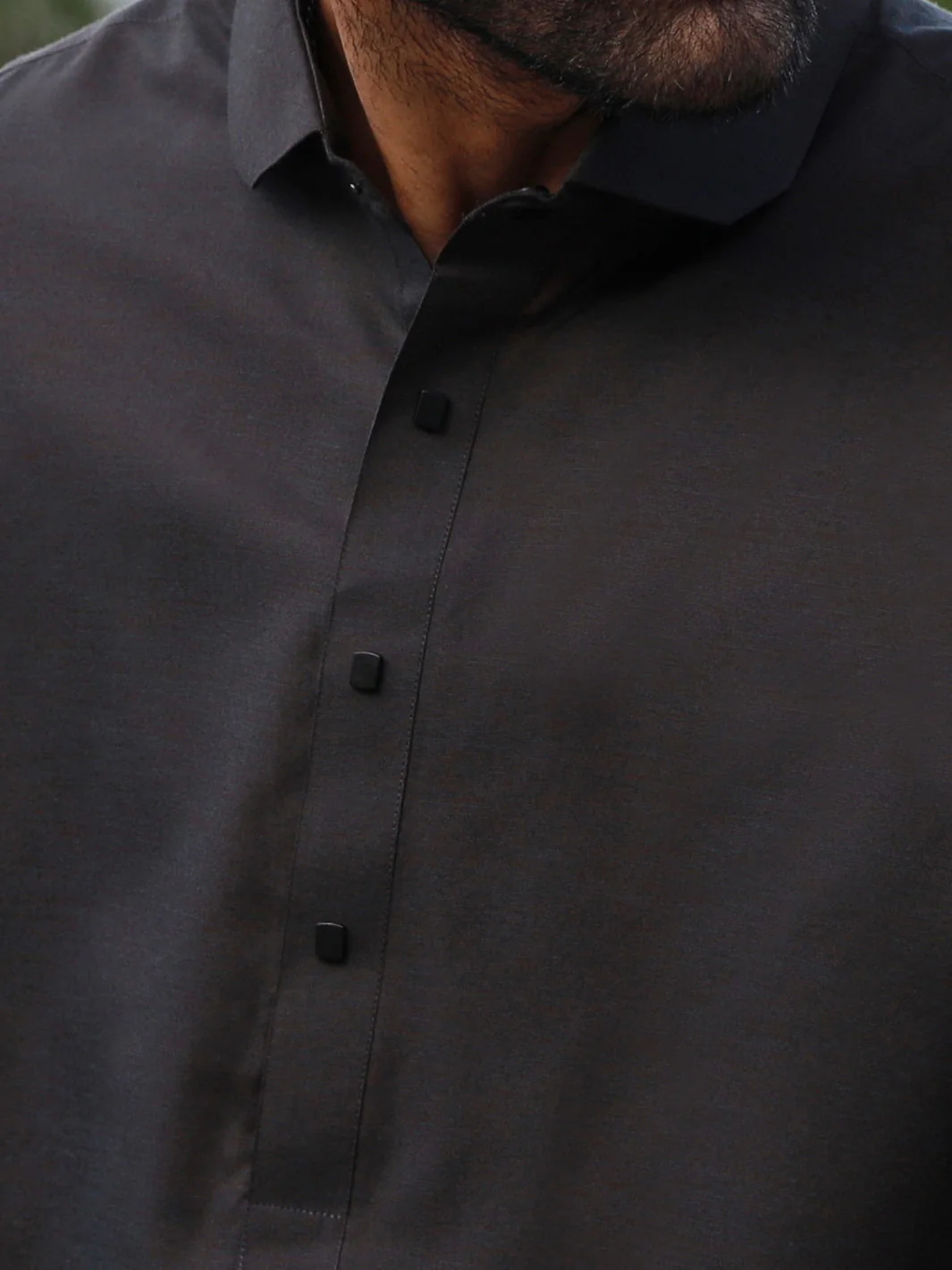 DARK GREY VISCOSE KAMEEZ SHALWAR | ALWA-KS-US-321/AM-5099D - Image 2