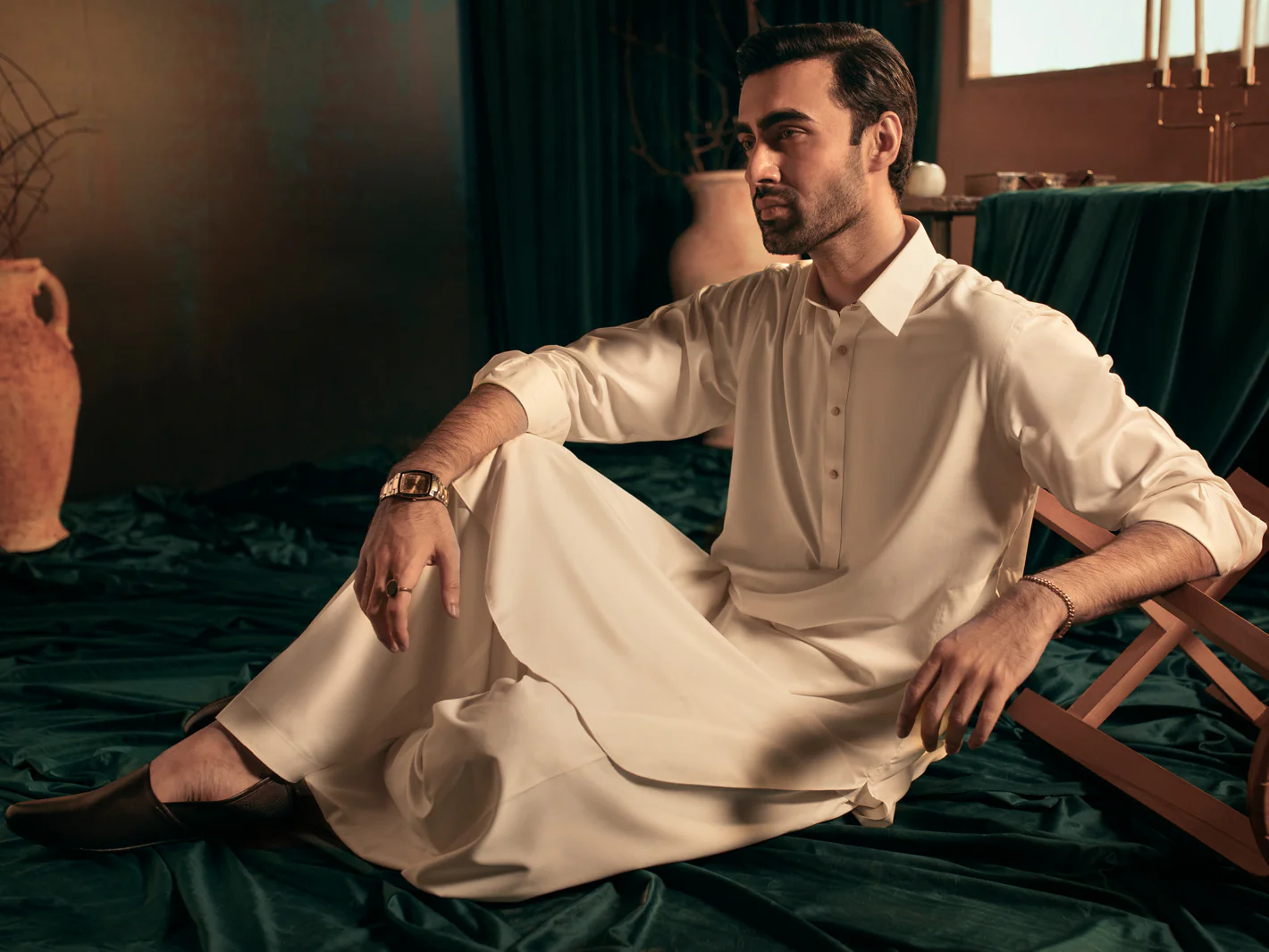 OFF WHITE KAMEEZ SHALWAR | ALWA-KS-US-390/AM-6124A - Image 4
