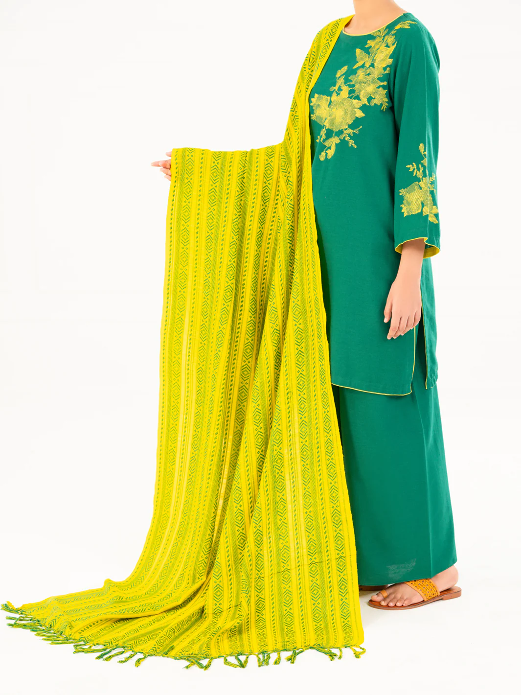 GREEN KARANDI 3PC STITCHED | AWP-3PS-772/S AM-3210F - Image 4