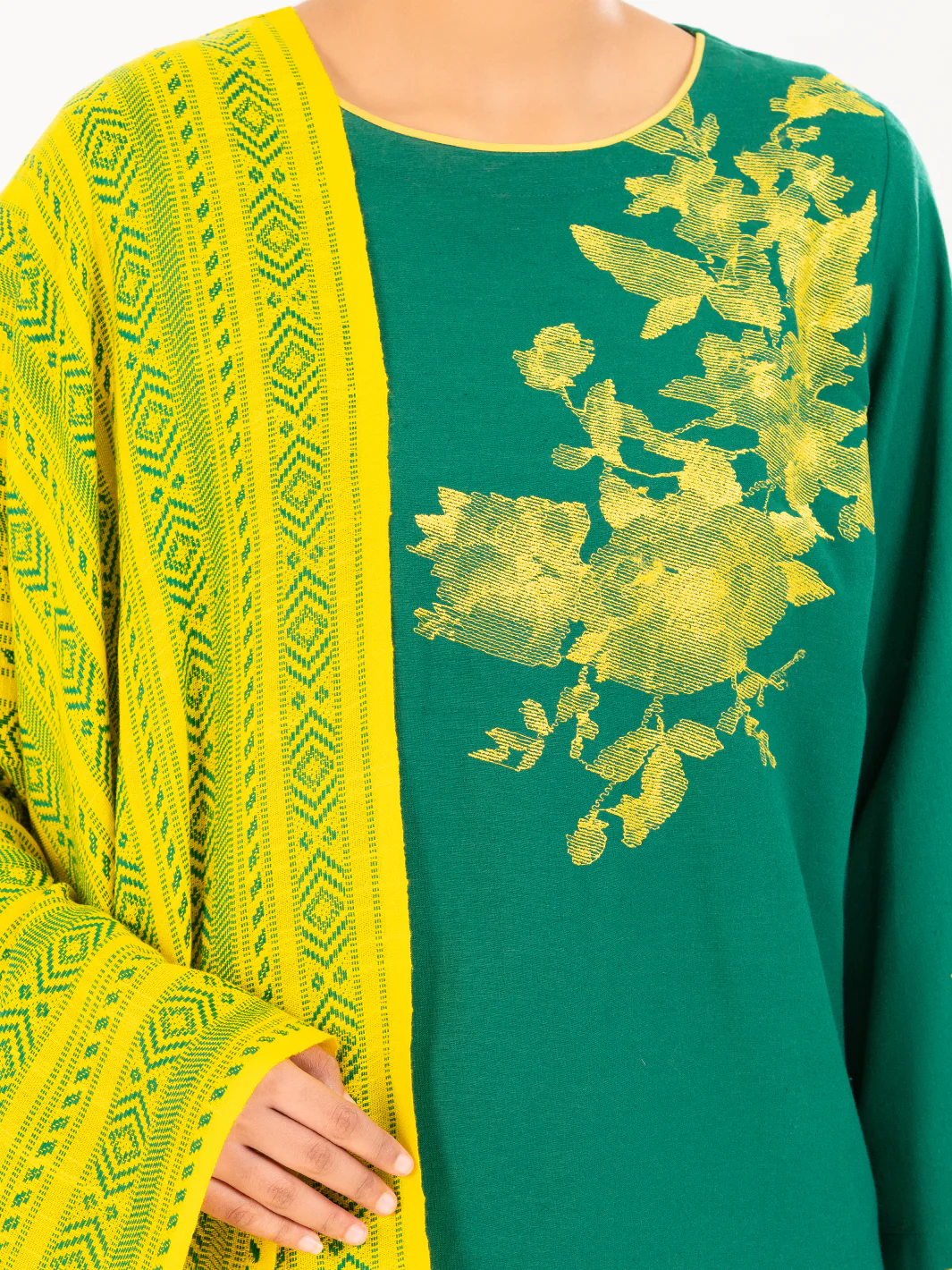 GREEN KARANDI 3PC STITCHED | AWP-3PS-772/S AM-3210F - Image 5