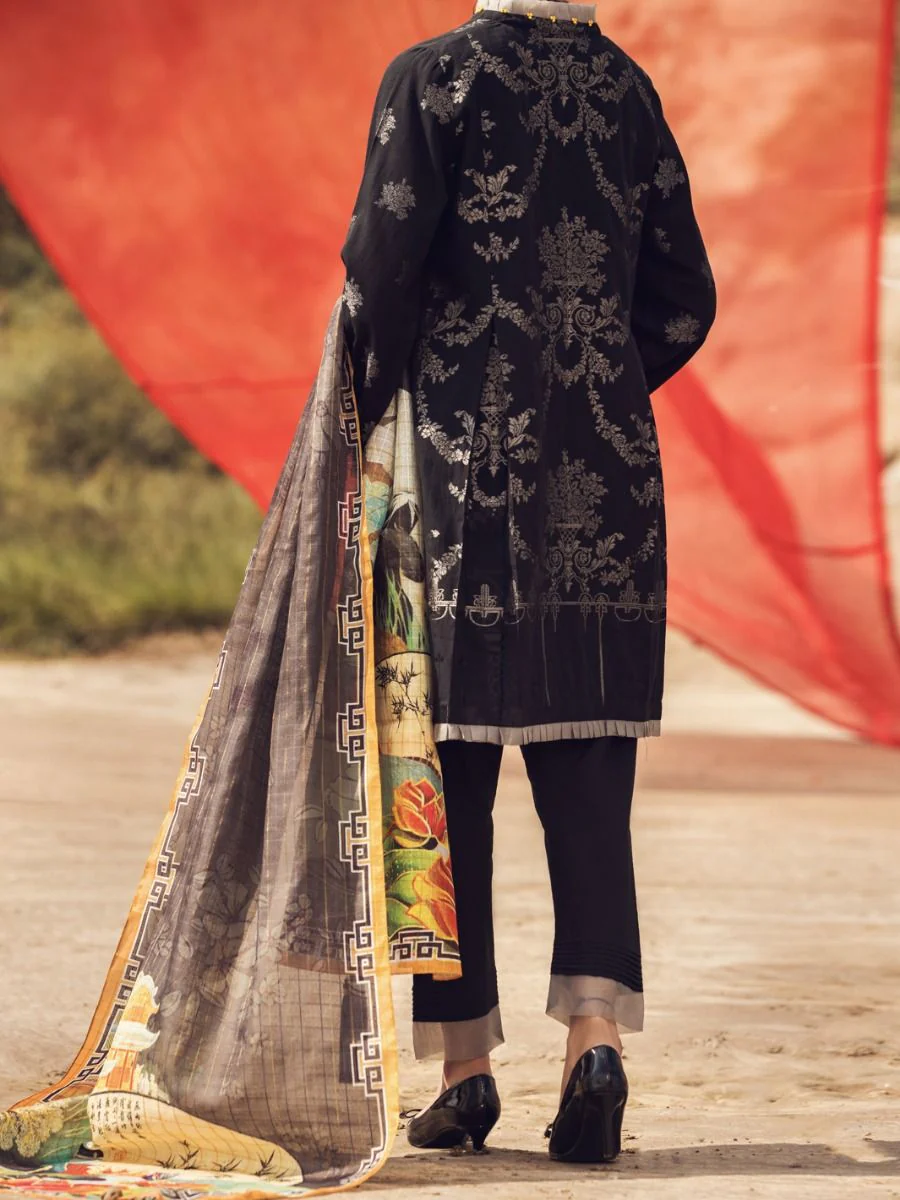 BLACK JACQUARD 3PC STITCHED | AWP-3PS-US-338/S FB-338A - Image 2
