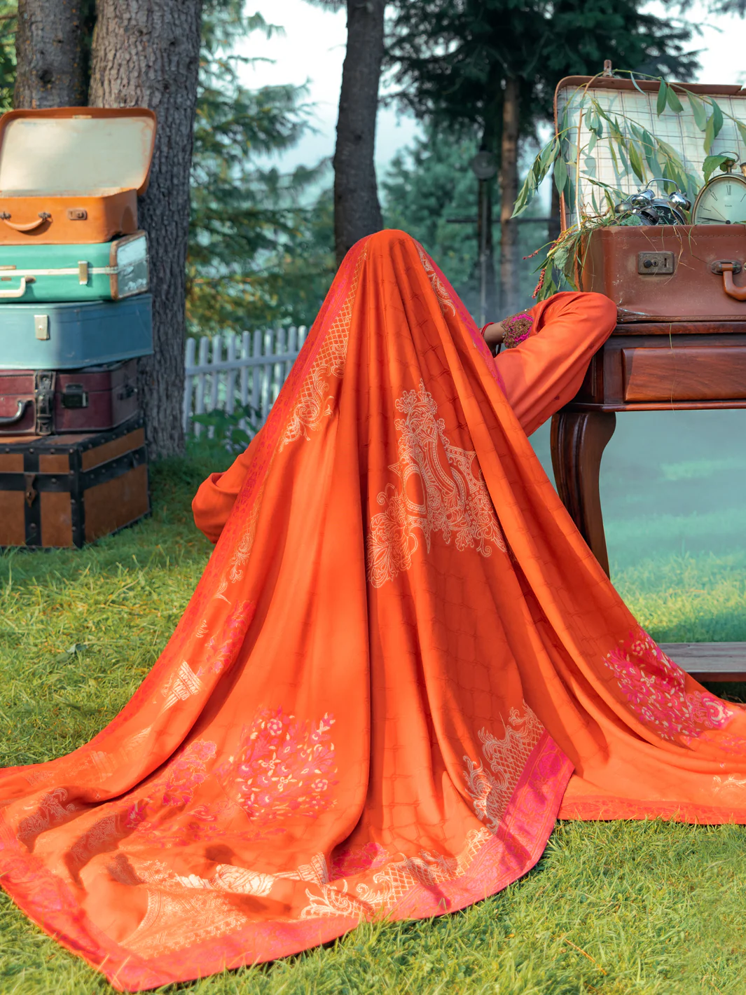 RUST VISCOSE 3PC STITCHED | AWP-3PS-US-533/S FB-533A - Image 3