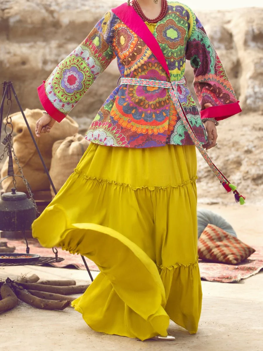 MULTICOLOR TWILL TOP COAT | AWP-JT-US-395/FB-395A - Image 7