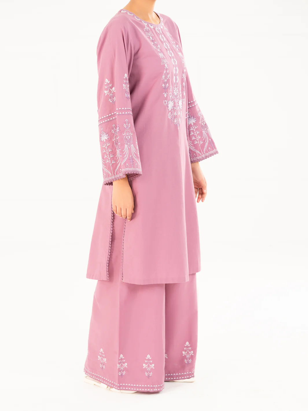 LILAC CAMBRIC KURTI | AWP-LK-849/FB-849A - Image 3