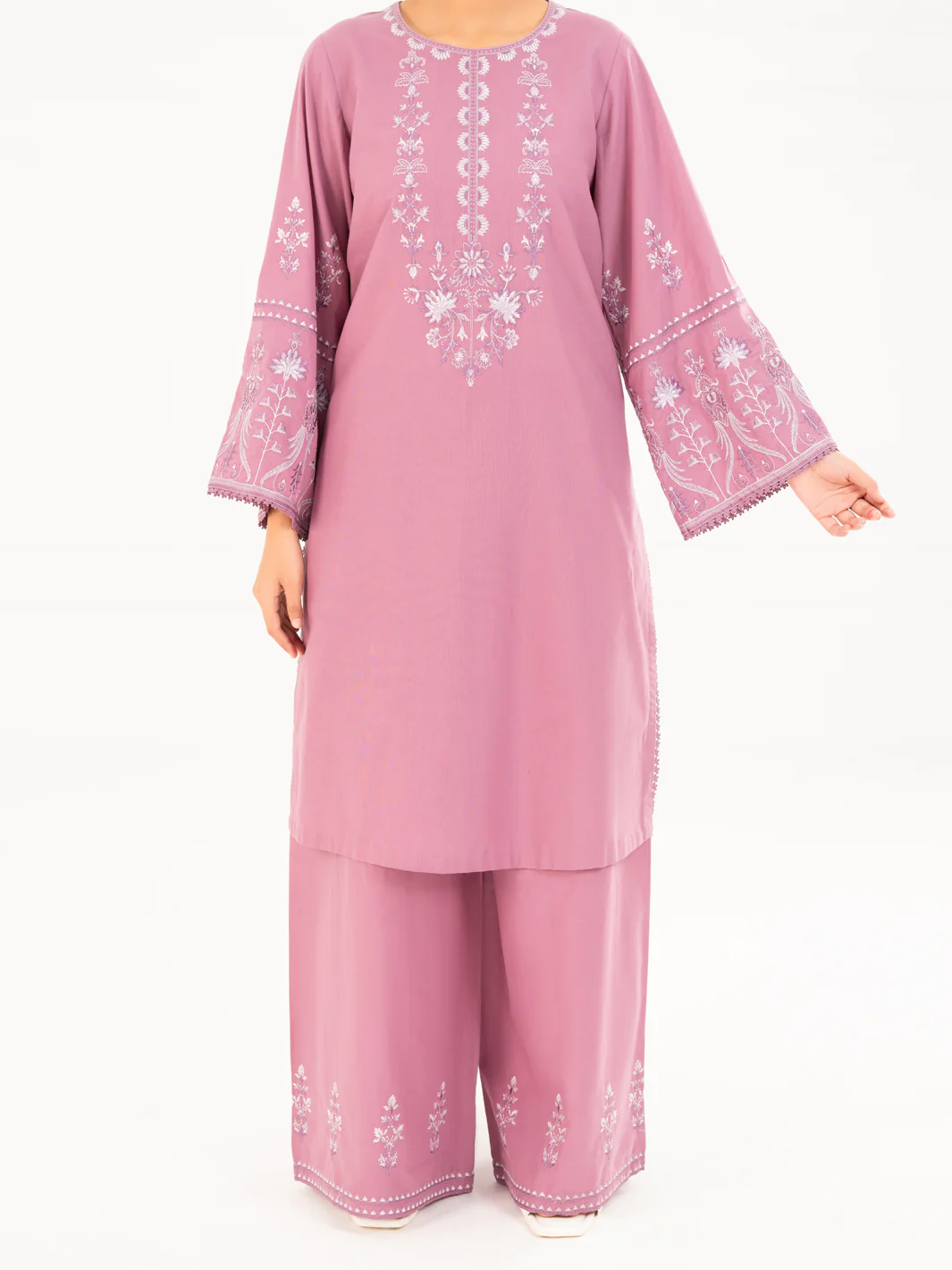 LILAC CAMBRIC KURTI | AWP-LK-849/FB-849A - Image 4