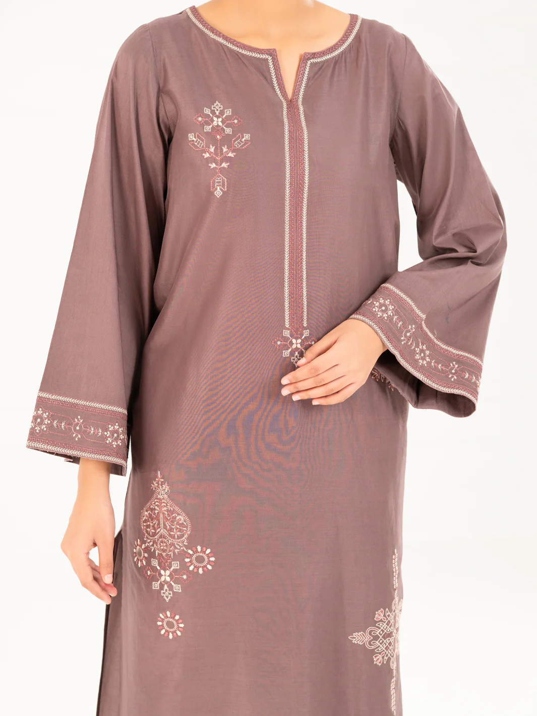 COFFEE CAMBRIC KURTI | AWP-LK-850/FB-850A - Image 2