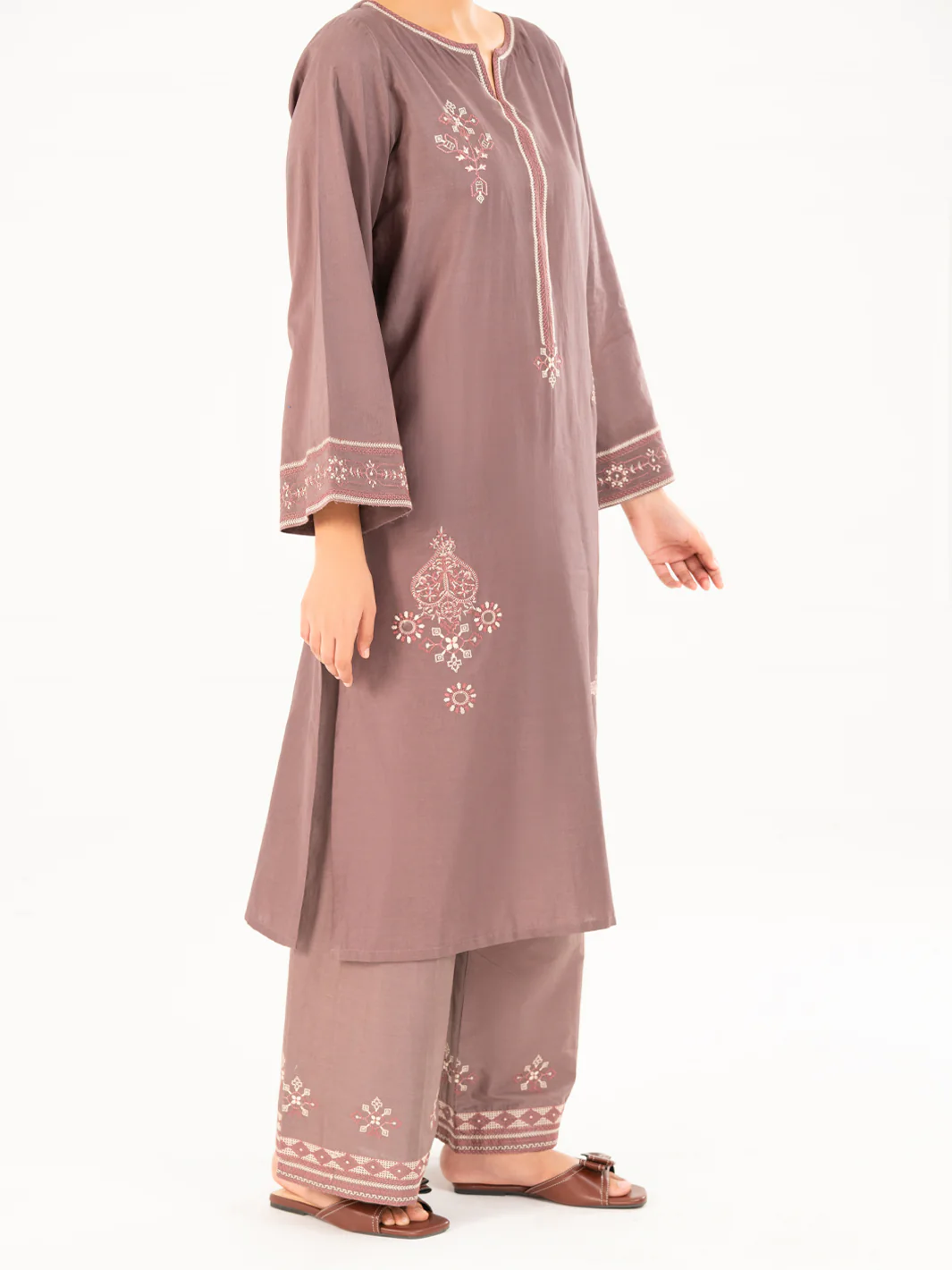 COFFEE CAMBRIC KURTI | AWP-LK-850/FB-850A - Image 4