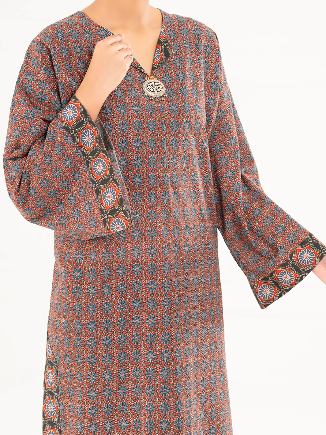 MULTICOLOR LAWN KURTI | AWP-LK-910/LK-1066A - Image 3