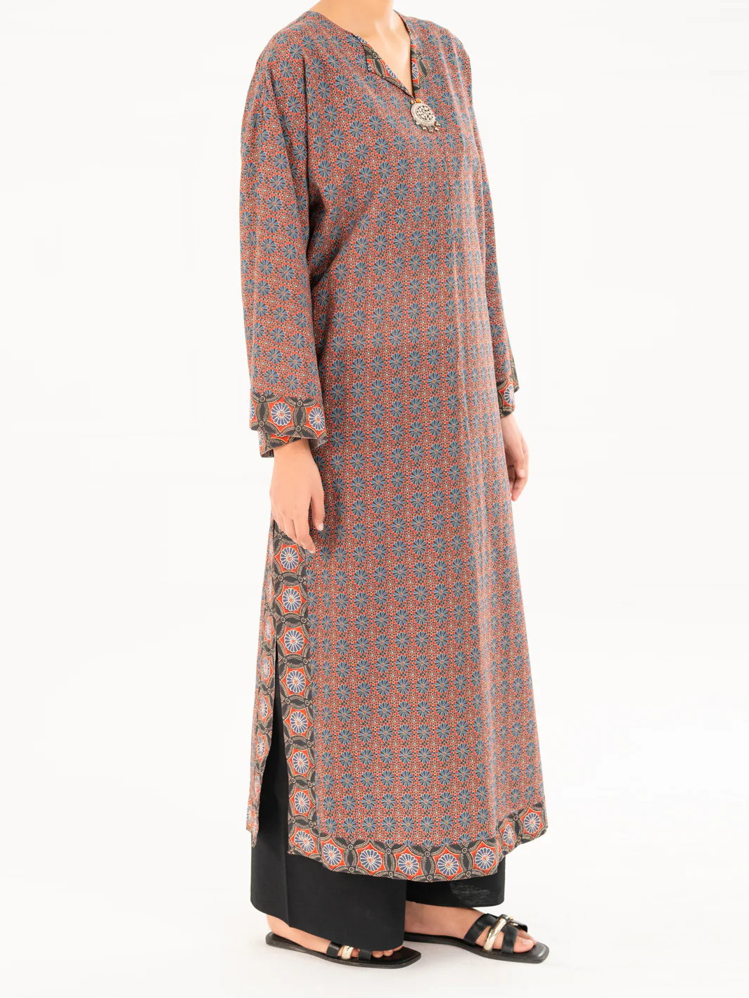 MULTICOLOR LAWN KURTI | AWP-LK-910/LK-1066A - Image 4