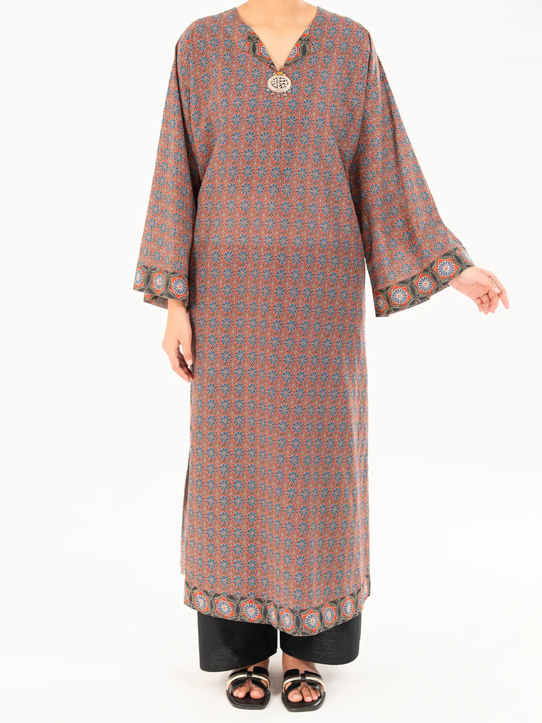 MULTICOLOR LAWN KURTI | AWP-LK-910/LK-1066A - Image 6