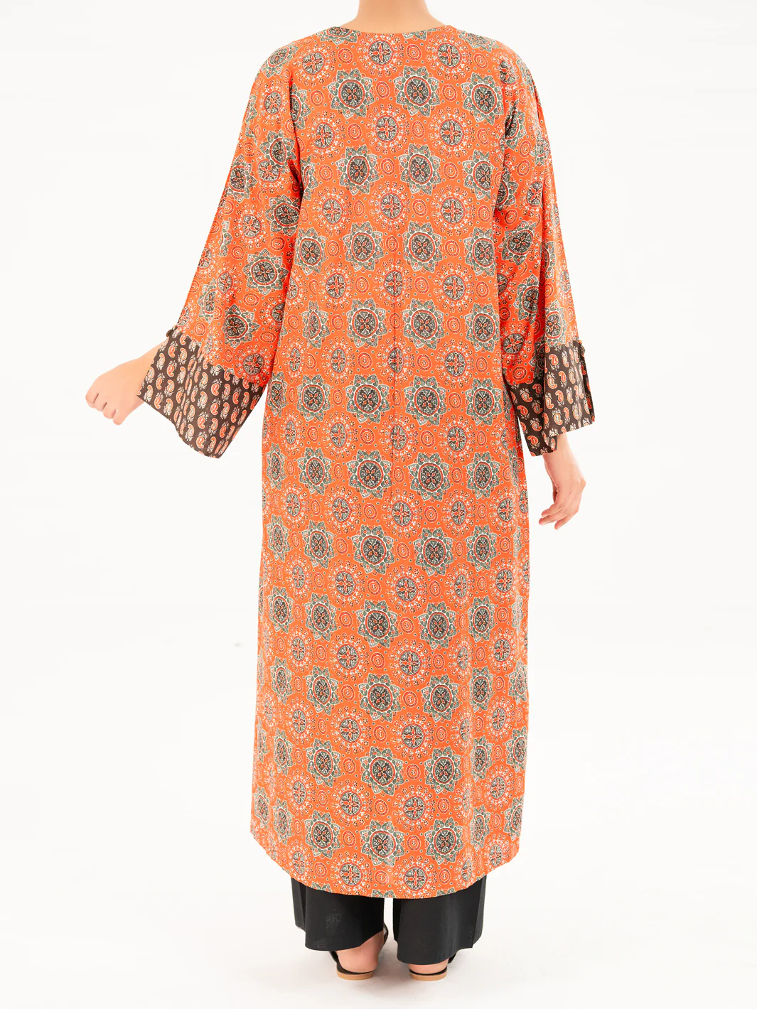 ORANGE LAWN KURTI | AWP-LK-911/LK-1067A - Image 2