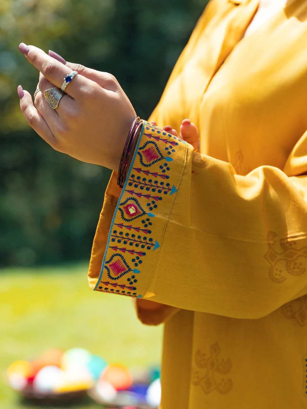 MUSTARD VISCOSE KURTI | AWP-LK-US-613/FB-6352A - Image 5