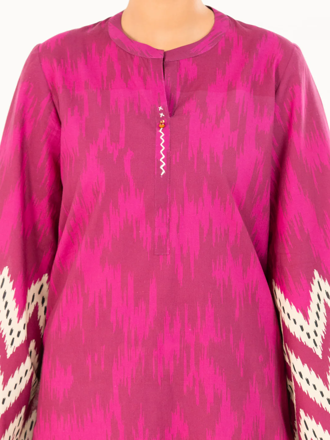 PURPLE CAMBRIC KURTI | AWP-SLK-843/FB-843A - Image 4