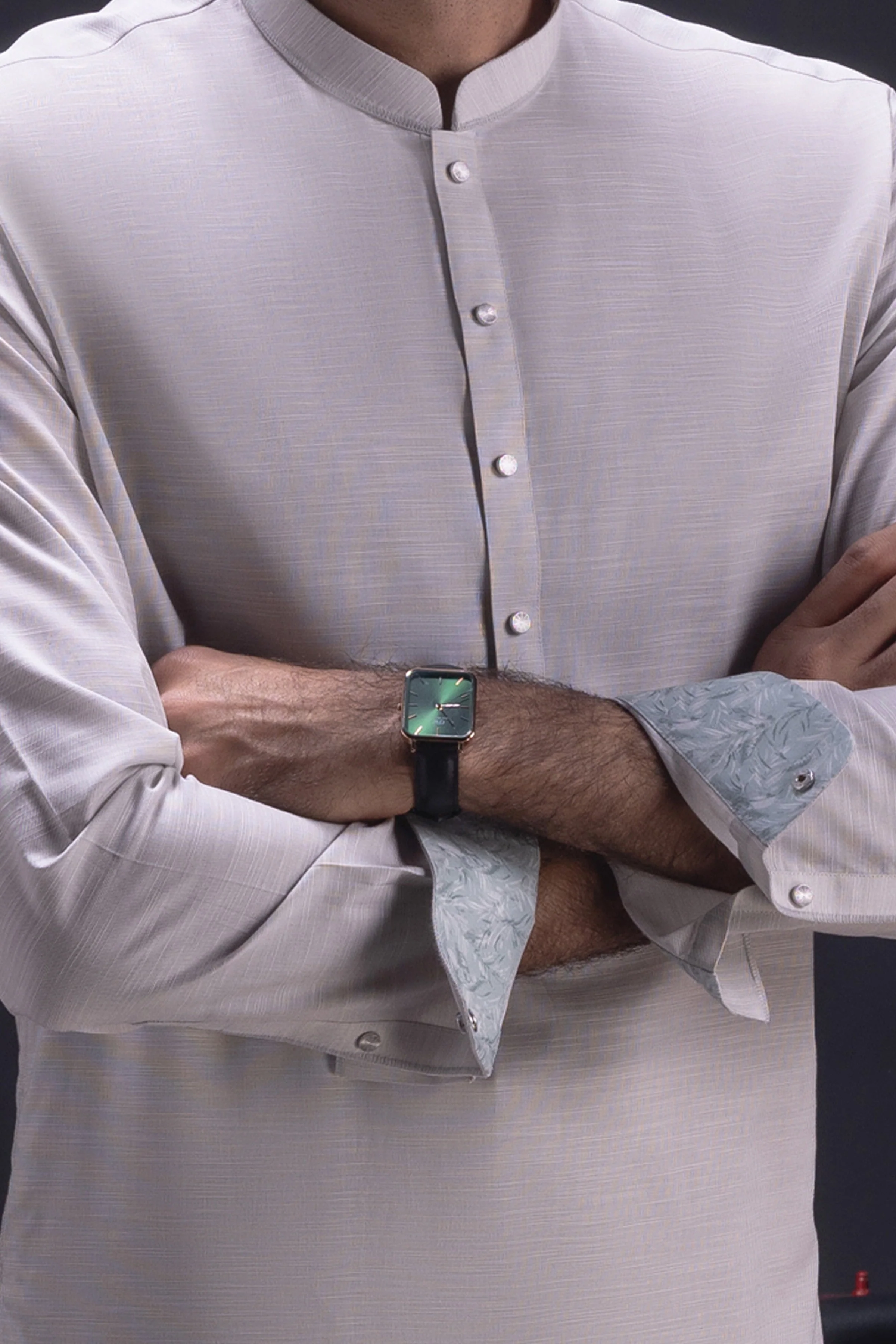 LIGHT MINT COTTON KURTA TROUSERS | CCMKT-S-39380-2/4 - SERBIA - Image 2