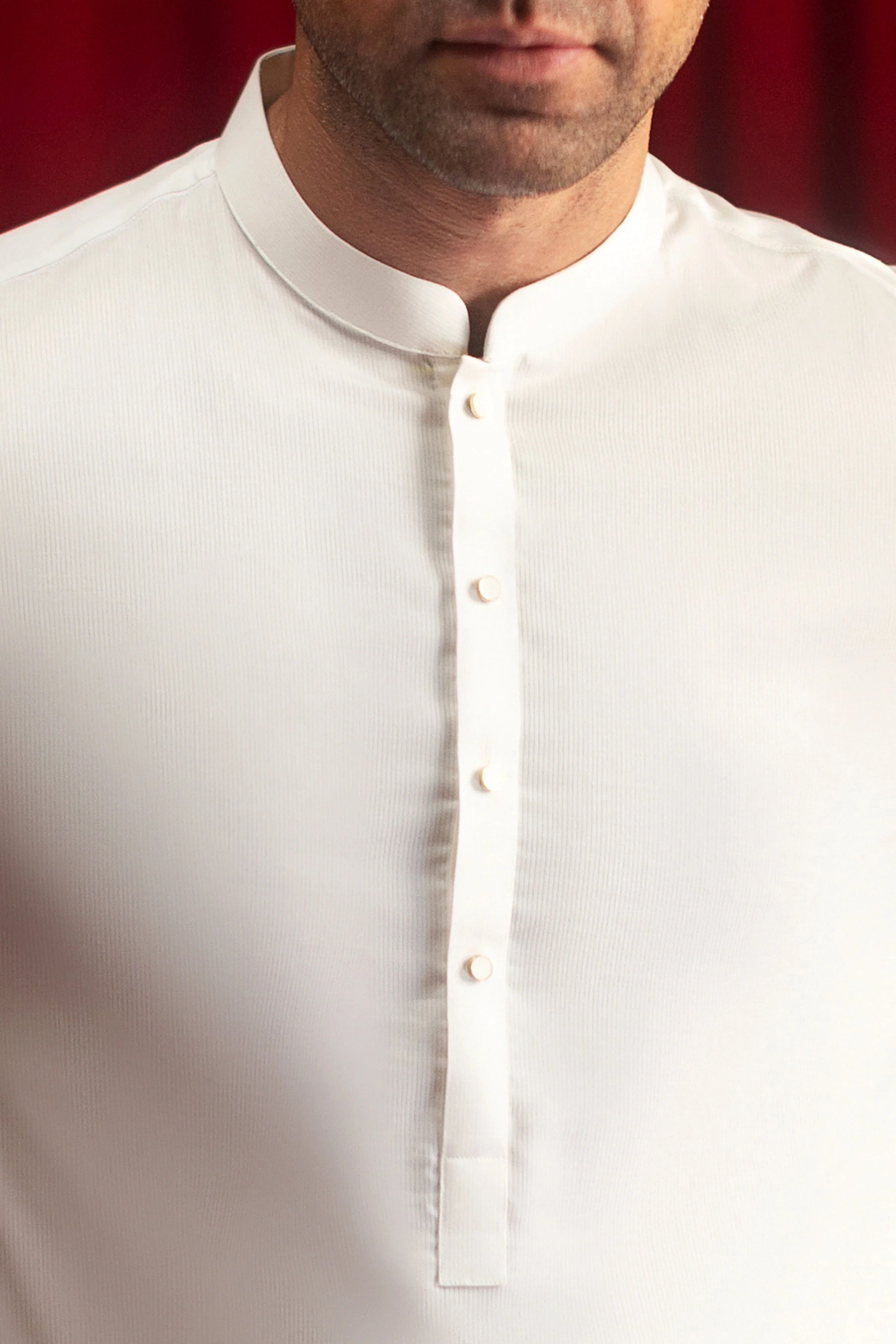 OFF WHITE BLENDED KURTA TROUSERS | CCMKT-S-39542-B3 - Image 3