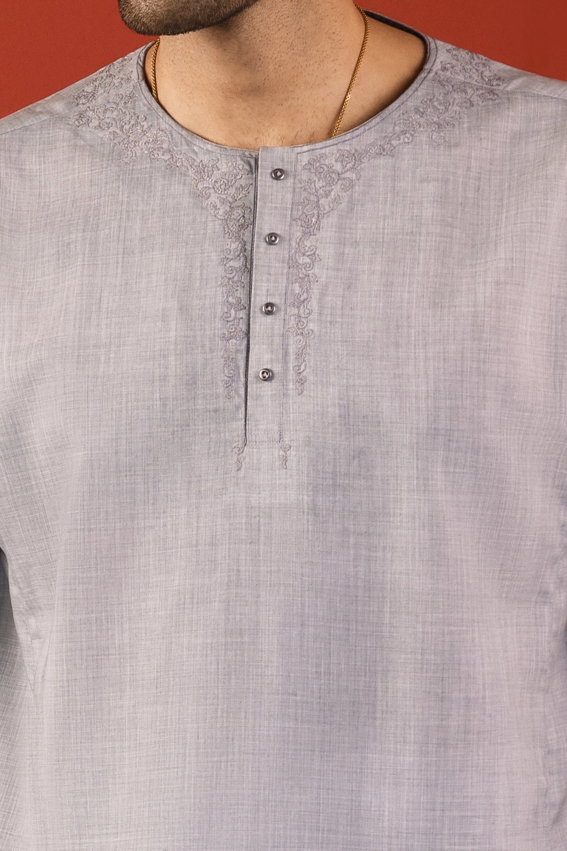 GREY KURTA TROUSERS | CCMKT-S-US-39205-1/4 - MOSCOW - Image 6
